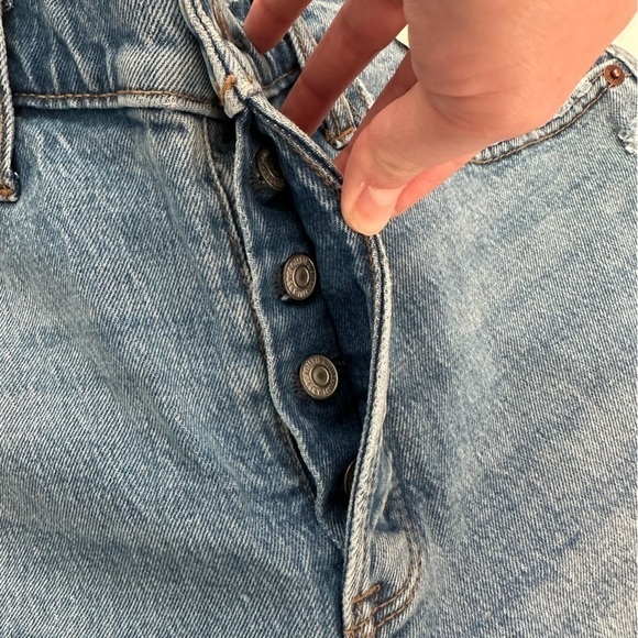 ABERCROMBIE The Dad High Rise Jeans 28 Extra Short - Picture 8 of 11